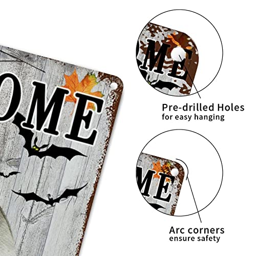 Plaque citrouille Halloween en métal : transformez facilement votre mur de buanderie