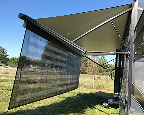 Image of RV Awning Mesh Sun Shade Screen for Motorhome Camper Trailer Sunshade