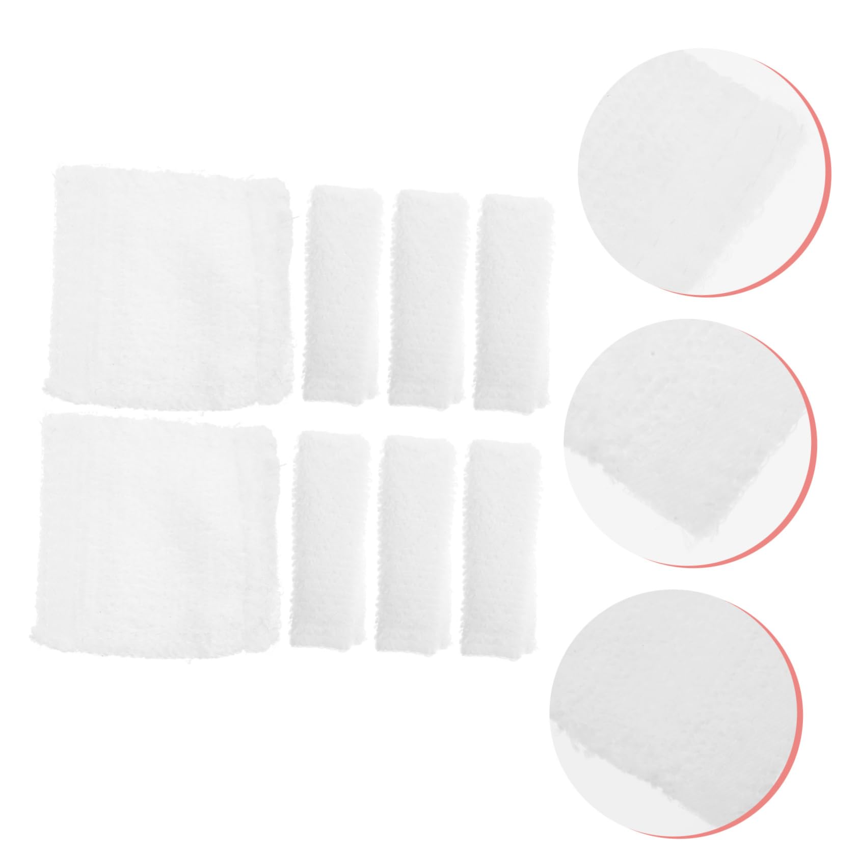 5 Set Per Occhiali Cuscinetti Auricolari Per Per Il Viso Occhiali Da Sole Protezione Per Le Orecchie Occhiali Da Sole Cuscinetti 8 pezzi * 5