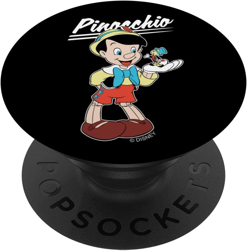Disney Pinocchio and Jiminy Cricket PopSockets MagSafe PopGrip for iPhone