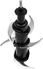 Crushing & Chopping Blade Replacement Compatible with Ninja Detect Power Blender Processor Pro TB401UK TB401UKSTGD TB301UK TB301UKCP TB201UK TB201 TB301, Ninja Blender Blade Replacement Parts