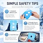 4 Reusable Slim Ice Packs for Lunch Boxes & Coolers - Image 5