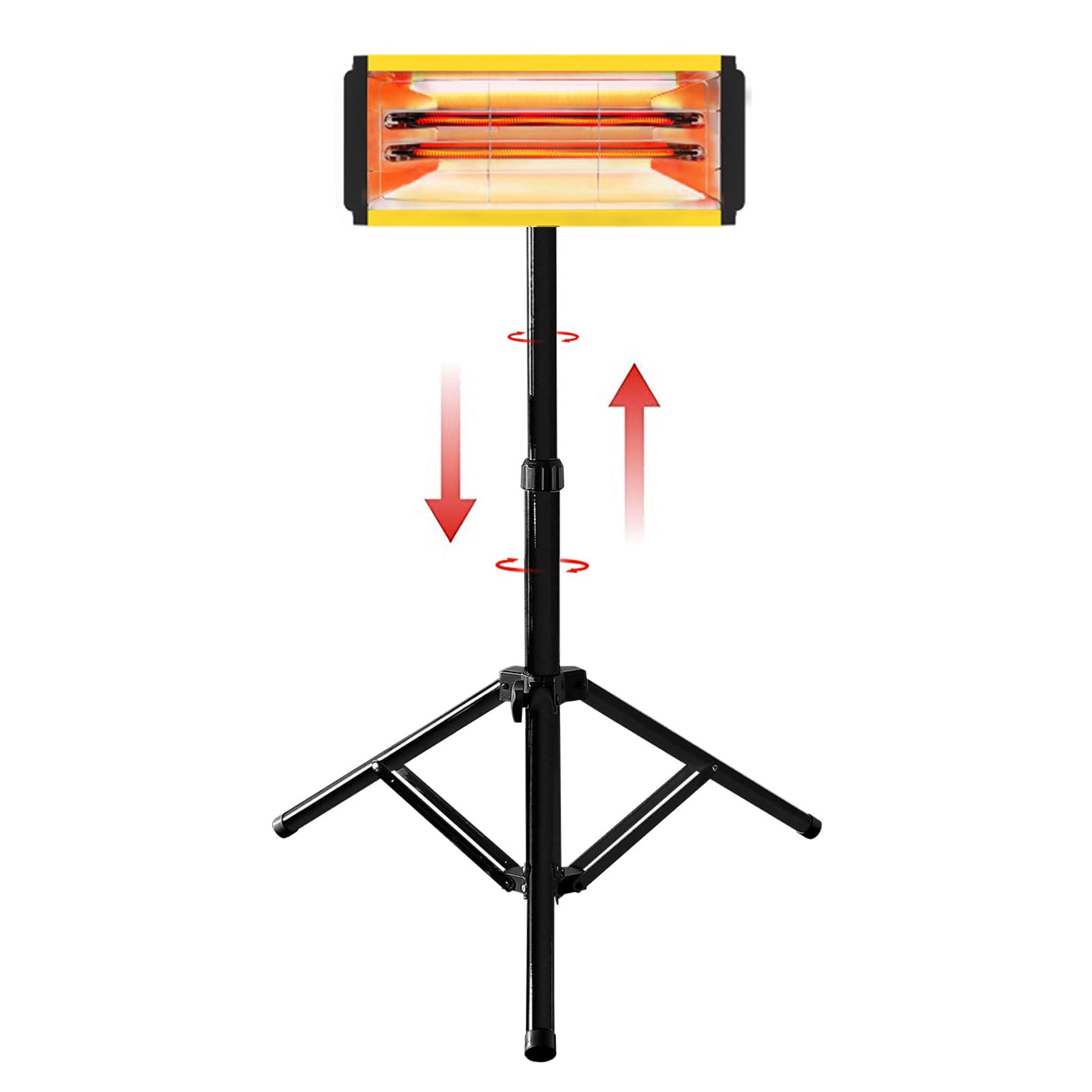 MFUZOP Infrared Paint Curing lamp 2000W Infrarfed Paint Dryer for Car Body Repair Paint Curing Systems Infrared Baking lamp with Bracket