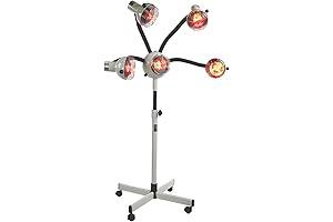 Skin Act 5 Head Infrared Heat Lamp with Flexible Arms