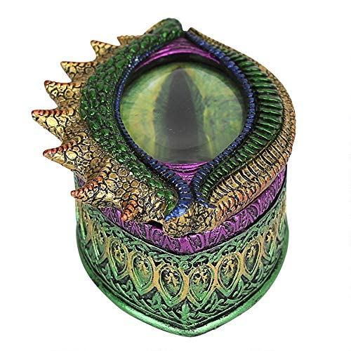 Design Toscano Eye Of The Evil Dragon Sculptural Box #TOP2