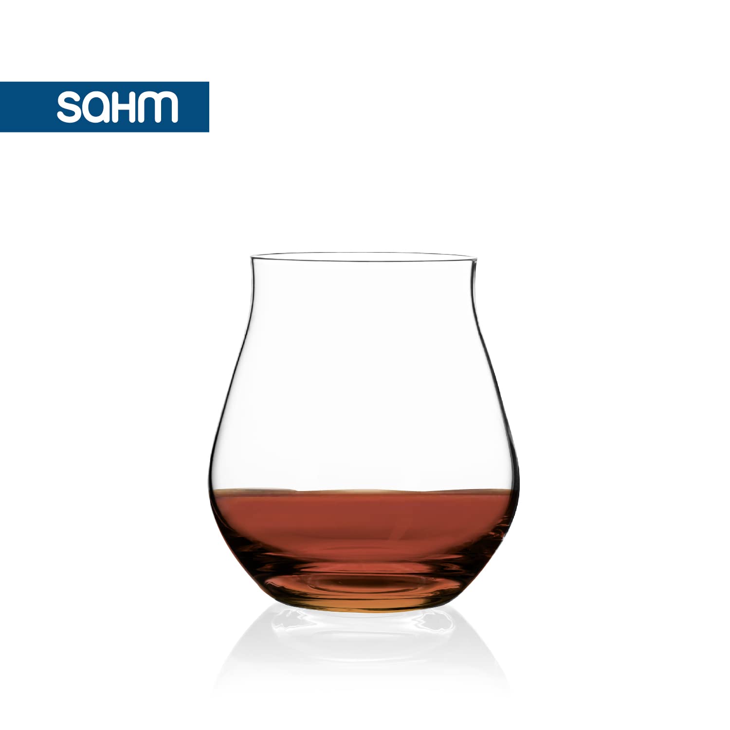 Sahm Set bicchieri grappa - Bicchieri da grappa con stelo da 140 ml - Bicchierini amaro trasparenti ed eleganti - Set 6 bicchieri grappa particolari