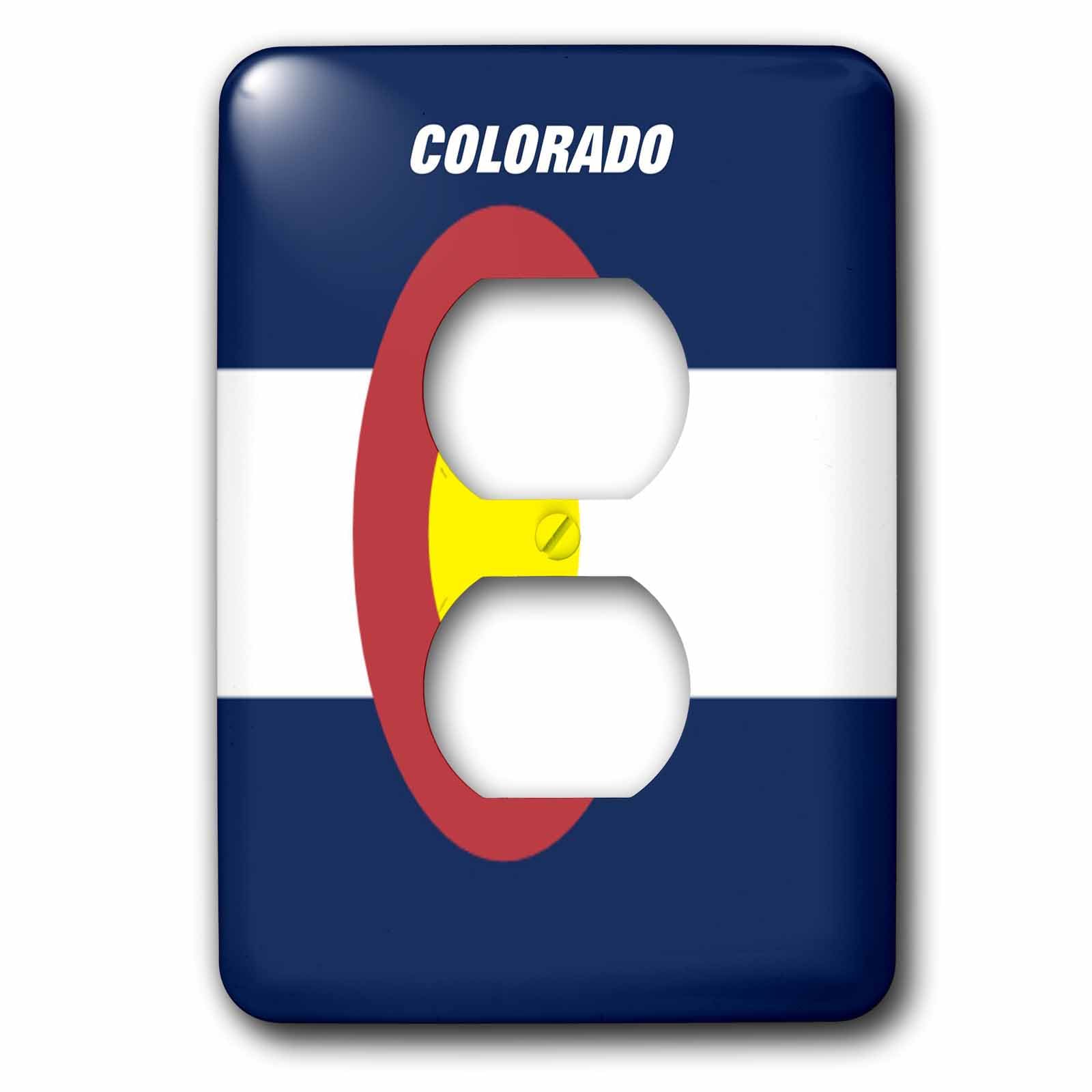 Cache-prise double 3drose LSP 45060 motif Colorado pour intérieur