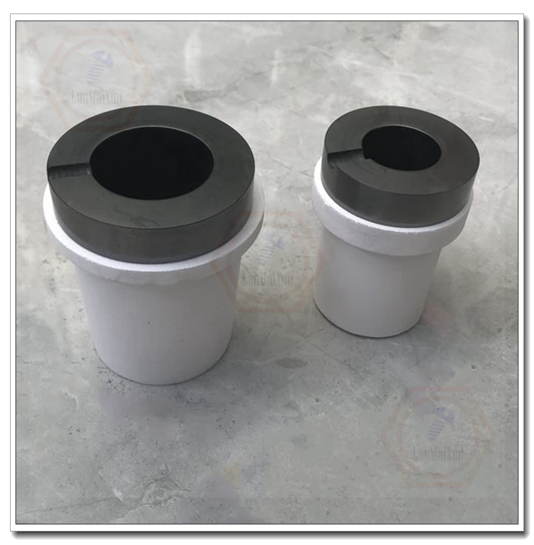 1 piezas 【6kg model】110mm×174mm Crisol de grafito cónico de alta temperatura y pureza para instrumentos de laboratorio