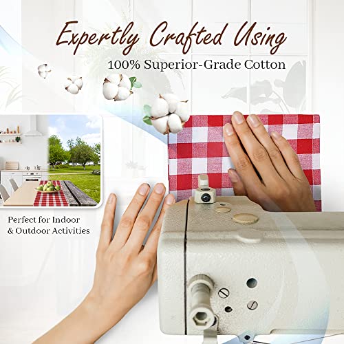 Yourtablecloth Buffalo Checkered Table Runner - Washable Suitable For Indoors Or Outdoors Yellow And White 14 X 72 #TOP3