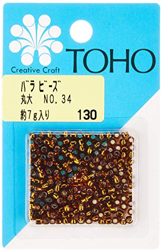 TOHO 丸大ビーズ バラパックビーズ 外径約3mm No.34 約7g入り