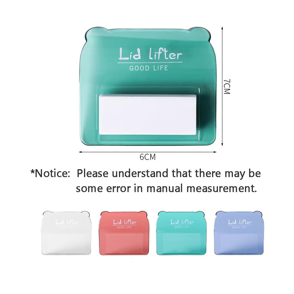 RP MALL Toilet Seat Lifter,Pack of 4,Toilet Cover Lifter,Toilet Cover Support Lifter,Avoid Direct Contact with the Toilet Lid,Suitable for Home, Office and Hotel Bathroom (Multicolor) 1