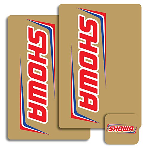 SHOWA Factory Fork Suspension Decals Stickers Shock Red Blue