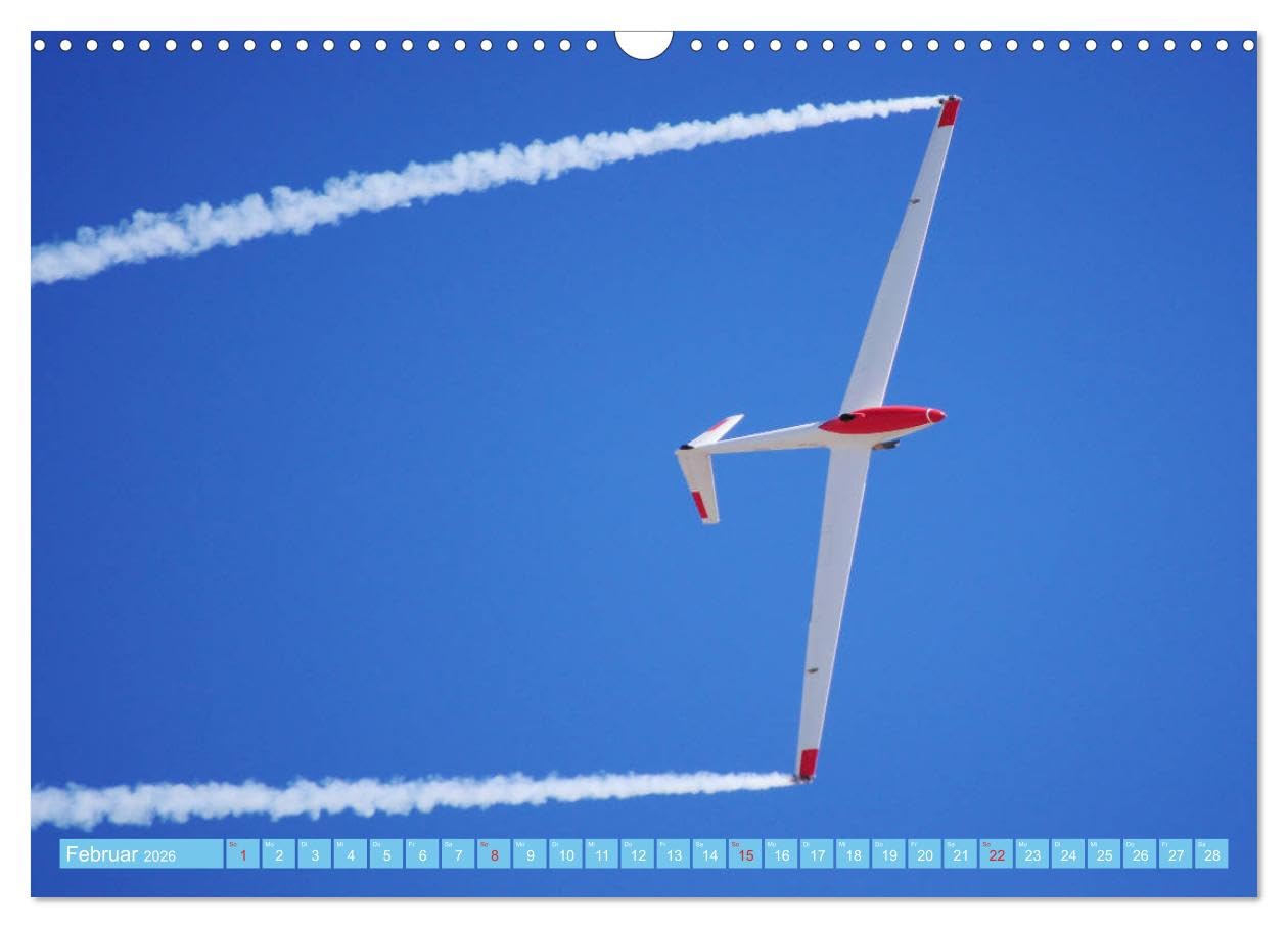 Segelflug - Den Traum vom Fliegen erfüllen (Wandkalender 2026 DIN A3 quer), CALVENDO Monatskalender: Nahezu schwerelos dem Himmel entgegen - das ist Segelfliegen! (CALVENDO Sport)