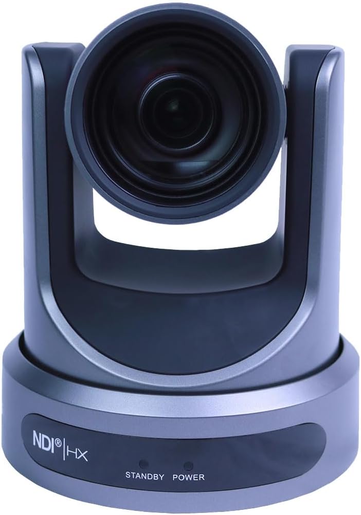 PTZOptics 12X-NDI-GY, 12X Lens 1080P Indoor NDI Camera, Gray