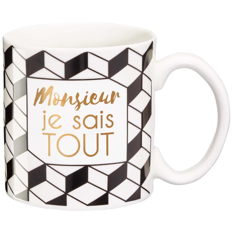 LA CARTERIE Draeger – Tazza Originale Con Messaggio Mr – In Porcellana 350 Ml – Idea Regalo Divertente - 2