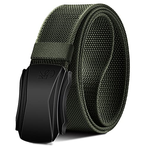 Ceinture de golf extensible pour homme vert militaire taille 36-42W confortable