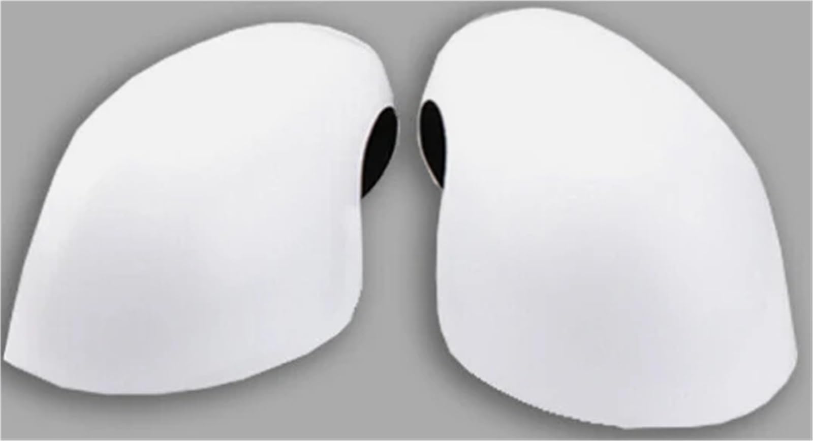 Osłona lusterka wstecznego do Mini F54 F55 F56 F57 F60 Wymiana samochodu lewe prawe lusterko wsteczne pokrywa Shell Cap obudowa 51167401231 51167401232 osłony lusterek bocznych (biała a pair)