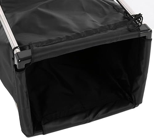 Miniatura 9 de Cesta de lavandería, carrito de lavandería móvil con ruedas, cesta de toalla de salón, cesta de toalla con diseño plegable para peluquería, belleza,