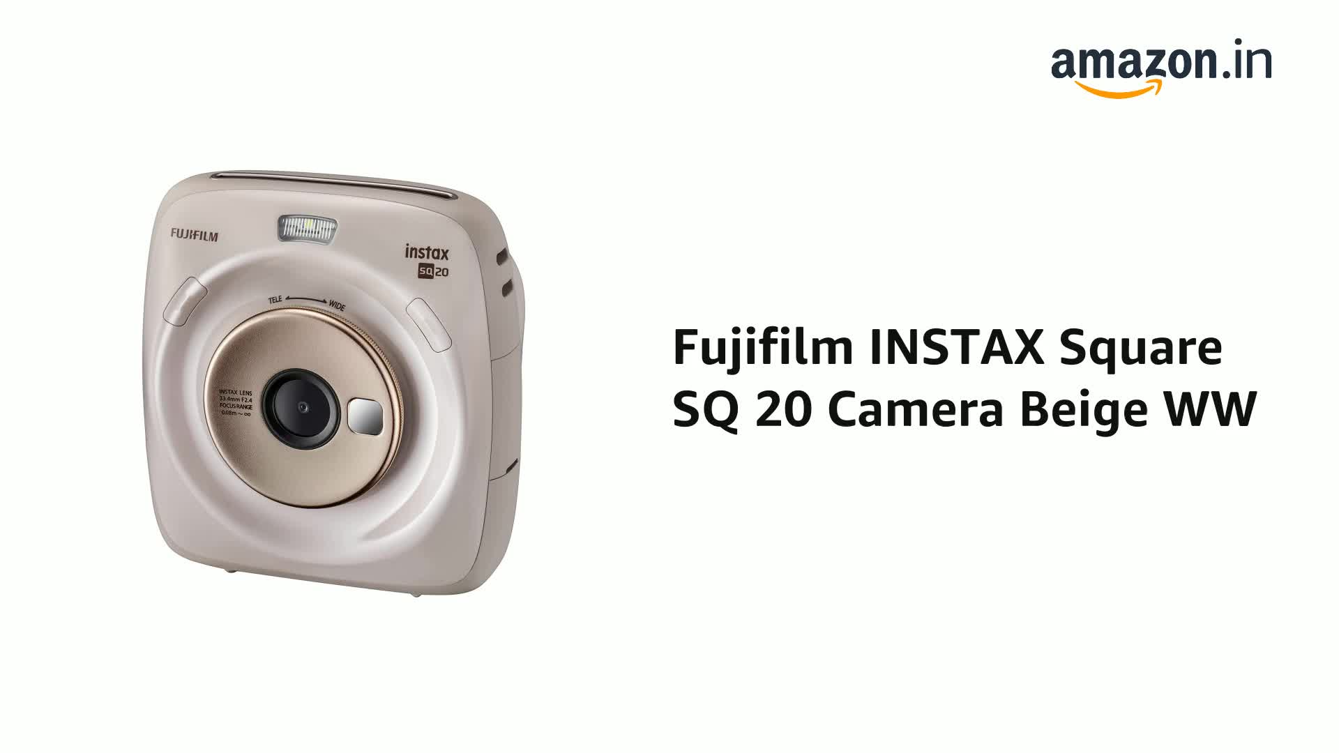 Buy Fujifilm INSTAX Square SQ 20 Camera Beige WW Online at Low 