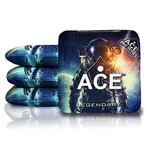 CornholeAce Legendary - Astronaut (Set of 4 Bags) - Professional Cornhole Bags - ACE Pro Stamped