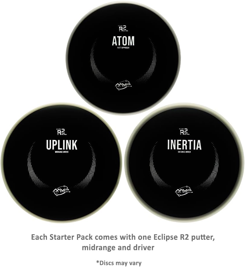 MVP Disc Sports 3-Disc Eclipse R2 Disc Golf Starter Set (Models May Vary)
