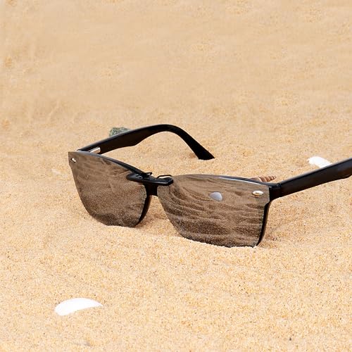 Image of Polarized CLIP-ON Sunglasses for RAY-BAN RB5228 RX5228