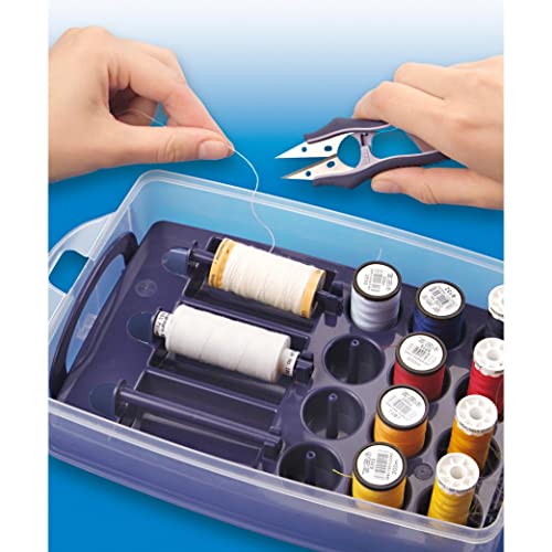 Image of Prym Click Box with Thread Sorting Inserts, Clear