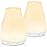 InnoGear Essential Oil Diffuser, 2 Pack Ultrasonic Diffusers for Home Aromatherapy Humidifier for Bedroom Room 7 Colors LED 2 Mist Mode Auto Off, Basic White