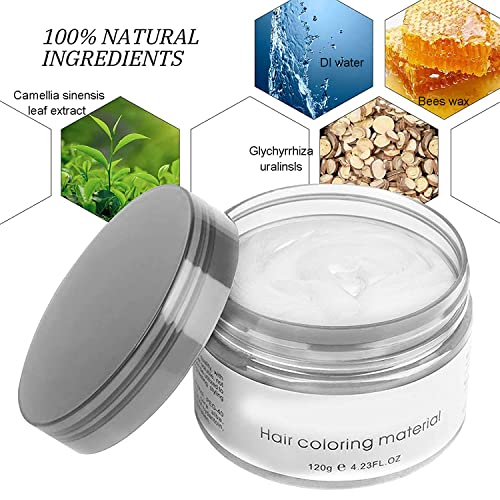 Temporary White Hair Color Wax - Image 2
