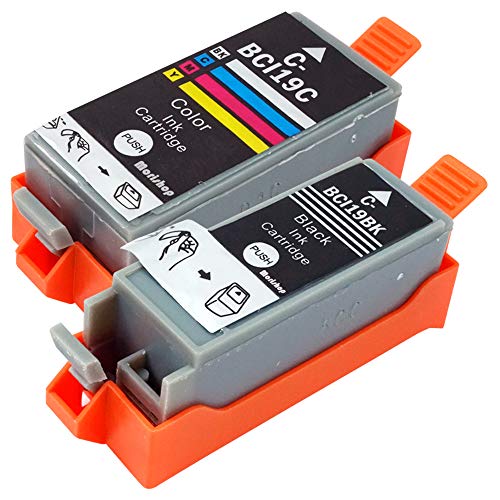 Amazon.co.jp: BCI-19(ブラック/カラー) 4色セット キャノン用 純互換
