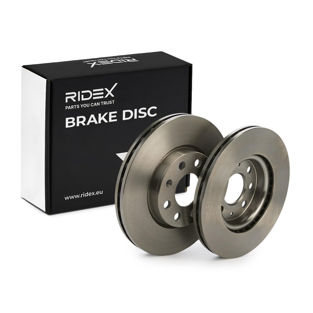 RIDEX 82B0017 2x Disco de freno Delantero sin tornillos Compatible con OPEL Corsa D Hatchback S07