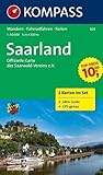 Saarland: Wanderkarten-Set mit Aktiv Guide in der Schutzhülle. GPS-genau. 1:50000 (KOMPASS Wanderkarte, Band 825)