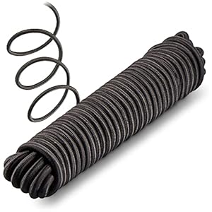 com-four® Spanngummi 10m x 8mm Gummiseil