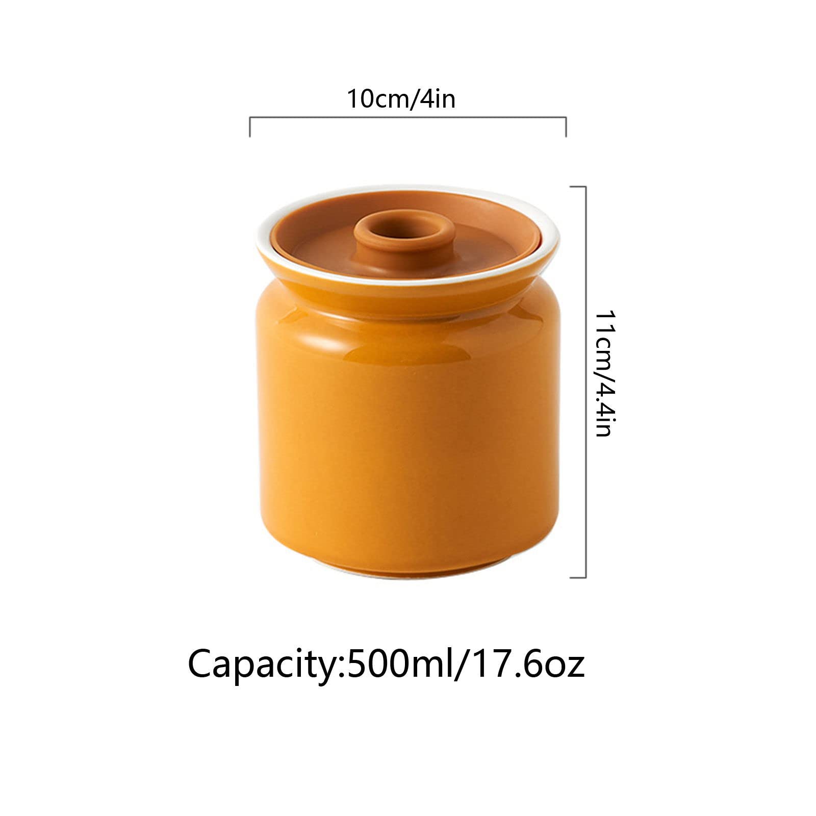 GERRIT Sucrier, sucrier avec Couvercle, Pot de Stockage de Sucre, Pot à Sucre, Pot à épices, Pot à Sucre, Pot à sel, Pot d'assaisonnement - Blanc - 300 ML (Couleur : Blanc) (Color : Unique Colour)