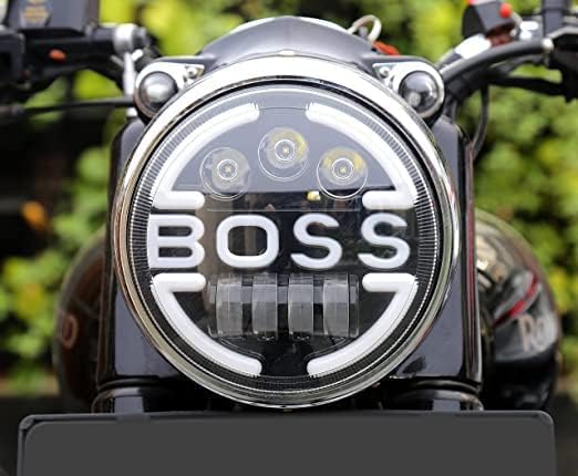 Arhaan Art Modification Bullet Headlight Tharr, jip, rebbin,Classic 350, Bullet (Boss)