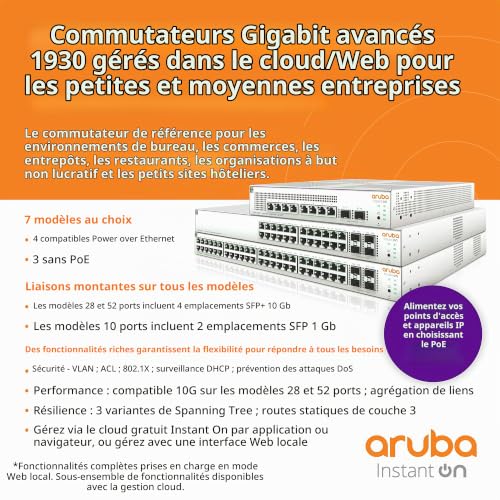 Switch HPE Aruba JL681A - vue 8