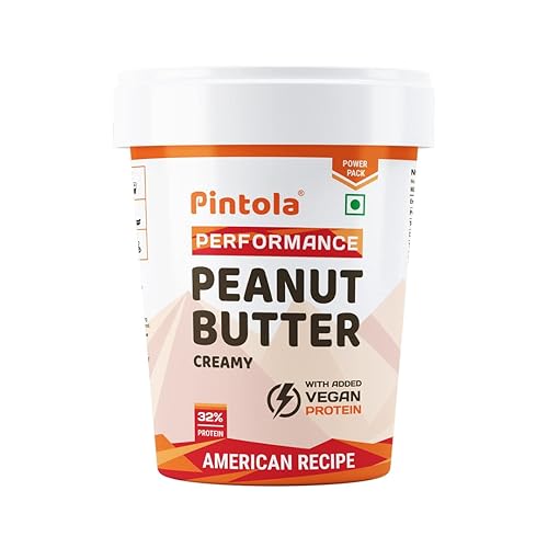 Pintola American Recipe Performance Series - Mantequilla de maní (cremosa) - 17.99 oz Proteína vegana 32% de proteína Alta proteína y fibra