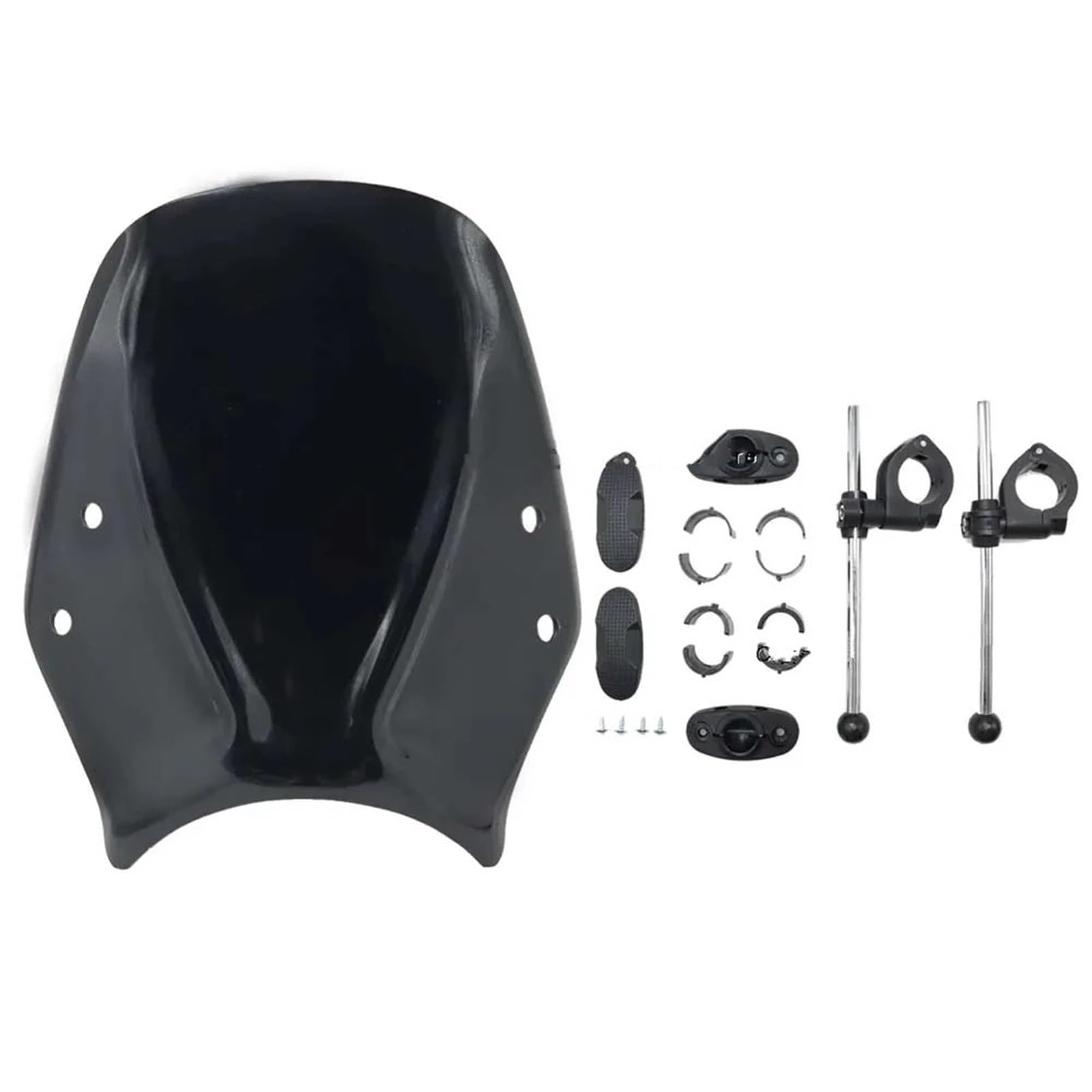 powietrzadeflektor Pasuje do Zontes GK 125/GK 155/GK 125X Pasuje do Zontes GK-125 GK-125X GK-155 Osłona przedniej szyby motocyklowej Visor VIsor Double(GRAY)
