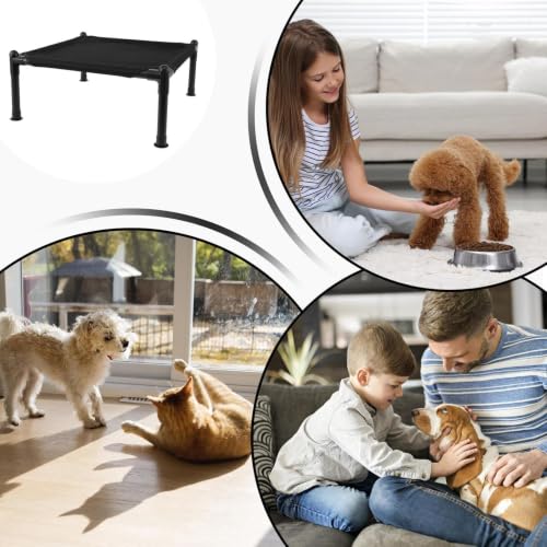 Lit surélevé pour chien intérieur et extérieur lit de camp - 5