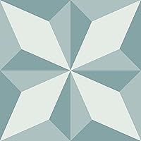 Vista 1 de FloorPops Topaz - Azulejos de suelo Peel & Stick, color azul