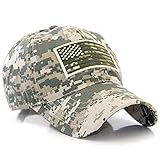 Pit Bull US Flag Patch Tactical Style Baseball Cap Hat Multicam