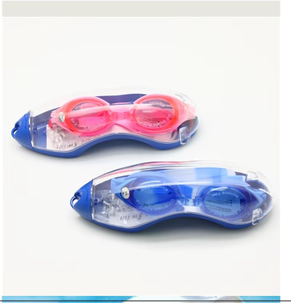 Farsighted Hyperopia +1.0 to +8.0 Swim Goggles UV Protection (Black, Pink, Blue, Clear) for Kids,Teens, Adults