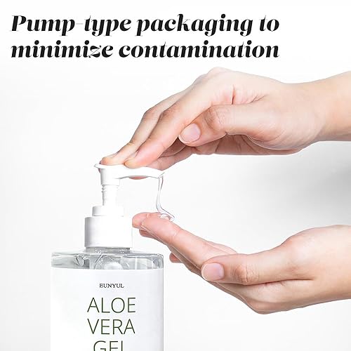 Miniatura 10 de EUNYUL Paquete de 3 Gel calmante de aloe vera 95% 10. 14 onzas líquidas  10.1 fl oz x 3EA Cuidado Coreano de la Piel Cuidado Corporal, Después de