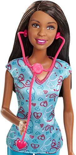 Muñeca Barbie Enfermera DGG42 Afroamericana miniatura 2