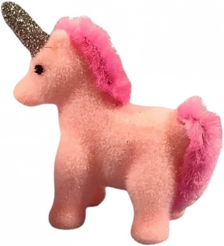 Melody Jane Dolls Houses Dollhouse Pink Flock Unicorn Teddy Miniature Toy Shop Nursery Accessory 1:12