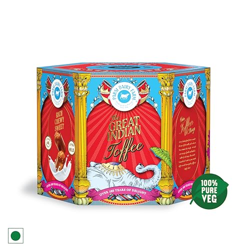 Image of Parsi Dairy Farm The Great Indian Toffee | 100% Pure Milk-Based Rich Chewy Sweet | Over 100 Years of Delight | No Preservatives | Premium Gift Pack - 300gms