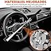 Tevlaphee Cerradura del Volante Antirrobo Alta Seguridad Fuerte Universal para Todos Vehículos...
