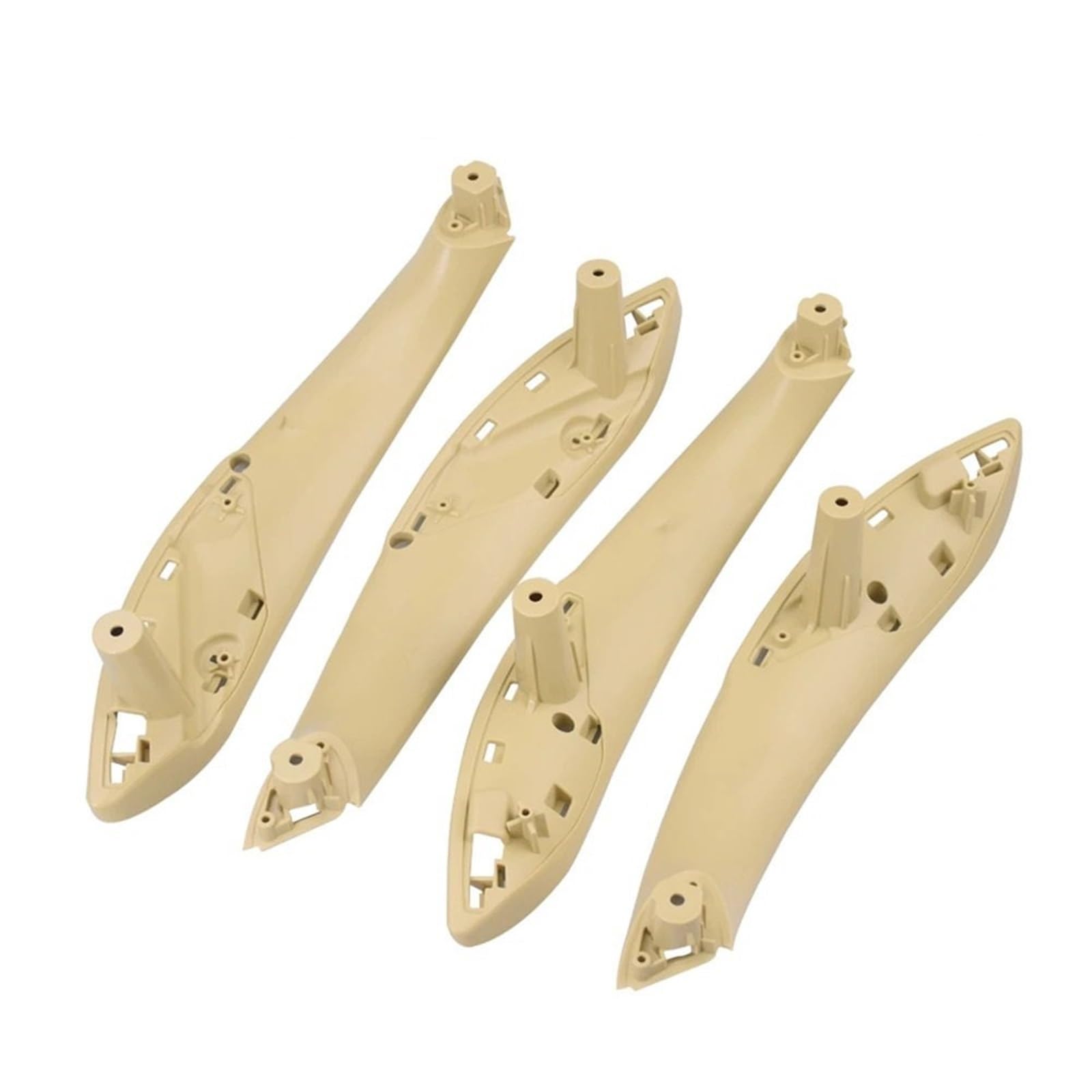 Gaubxct F30-Beige Interior Exterior Door Handle Hinge Repair Kit 4Pcs Fit For 3 Series F30 F80 F31 F32 F33 F34 F35 F36 2013-18 Interior Door Pull Handle Panel With Cover Trim Car Exterior Door Handles(F30-Beige Interior)
