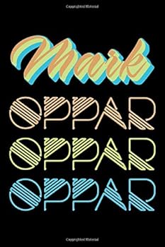 Mark Oppar Oppar Oppar: Fun Colorful Font NCT Oppa 100 Page 6 x 9" Blank Lined Notebook Kpop Merch Journal Book for NCTzen Fandom