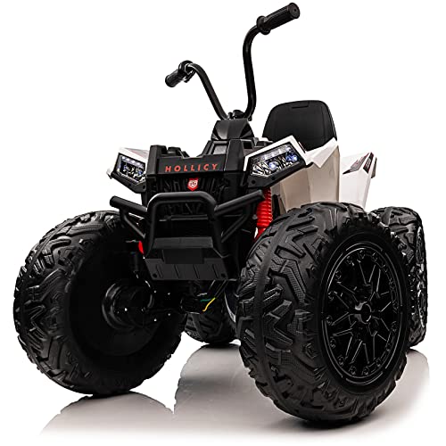 24V Kids ATV, Two Seater Ride on Car 4WD Quad